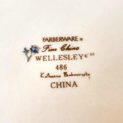 Lot #53 Vintage Faberware Wellesley fine China Set