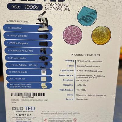 Starting Price Reduced! Compound Microscope- OLD TED