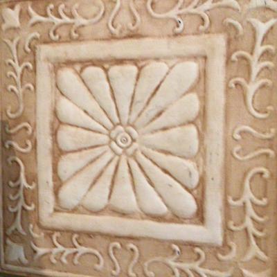 Metal Ceiling Tile Framed Art