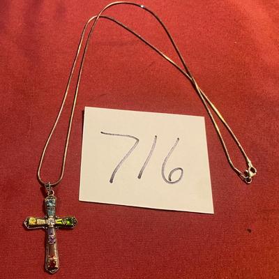 Sterling Silver Cross Necklace