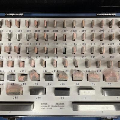 Starting Price Reduced! Gage Blocks