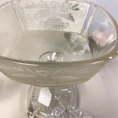 Clear Vintage Glass Lot 1