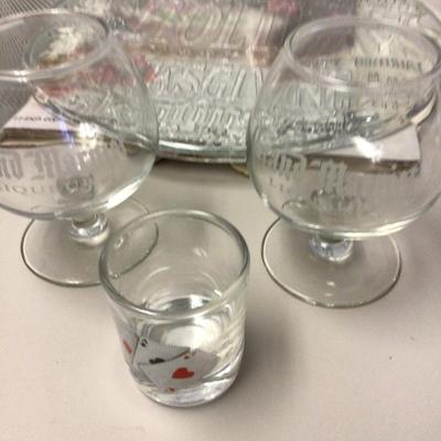 Clear Vintage Glass Lot 1