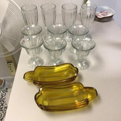 Ice Cream Glass Lot