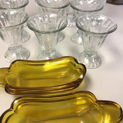 Ice Cream Glass Lot