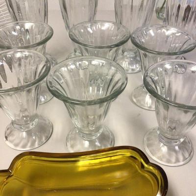 Ice Cream Glass Lot