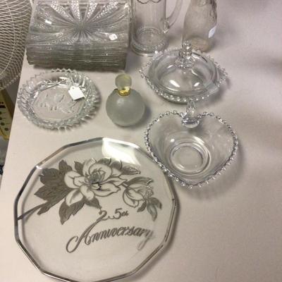 Vintage Clear Glass Lot 2