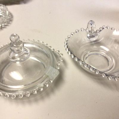 Vintage Clear Glass Lot 2