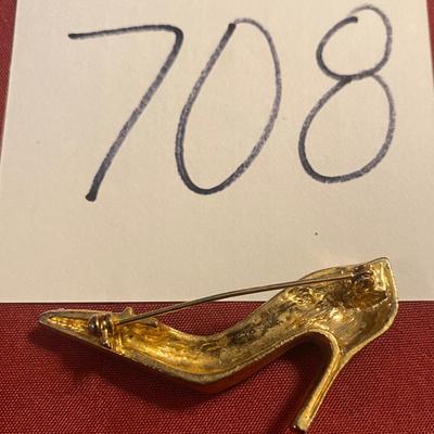 High Heel Lapel Brooch