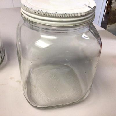 Large Glass Jars/Canisters With Lids