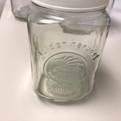 Large Glass Jars/Canisters With Lids