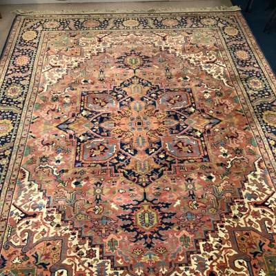 1132 Large Karastan Heriz Oriental Rug 8'9" x 12'3"