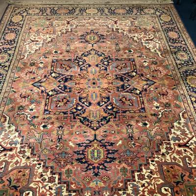 1132 Large Karastan Heriz Oriental Rug 8'9" x 12'3"