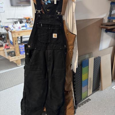 2 Carhartt Coveralls- sized small and medium