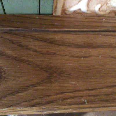Wood and Metal Tea Cup And Plate Shelf