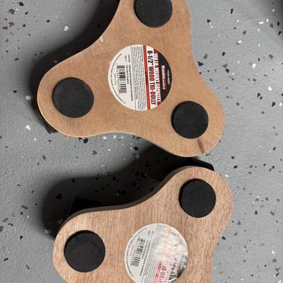 2 Haulmaster- Wood Tri-Dolly 180 lb capacity