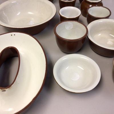 Redware Pottery Lot