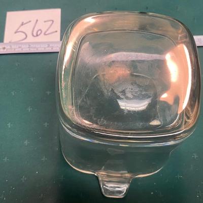 Mid Century Modern Glass Ice Bucket