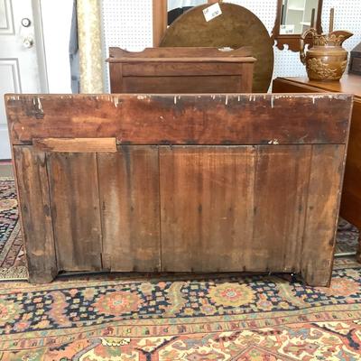 1140 Antique Cherry Slant Top Dry Sink
