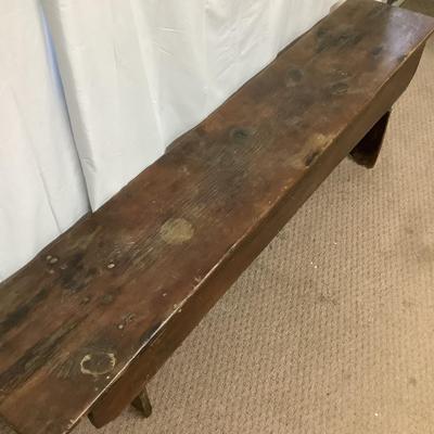 1143 Antique Pine Bench