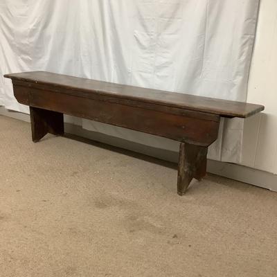 1143 Antique Pine Bench