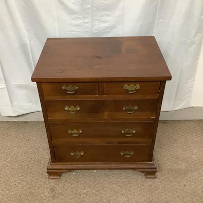 1144 Vintage Five Drawer Bachelors Chest