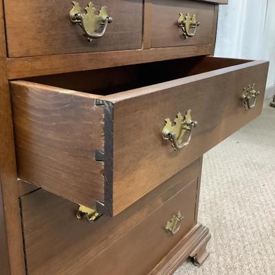 1144 Vintage Five Drawer Bachelors Chest