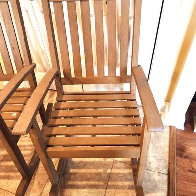 Lot #57 Good pair of Porch Rockers