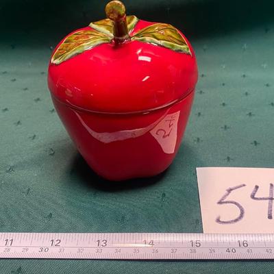 Vintage Apple Candy Dish