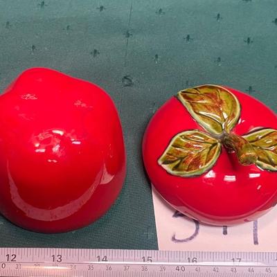 Vintage Apple Candy Dish