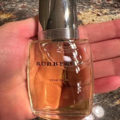 4 bottles of Mens cologne including Burberry