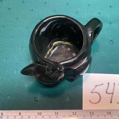 Vintage Black Cat Mug