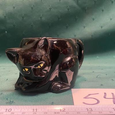 Vintage Black Cat Mug