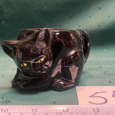 Vintage Black Cat Mug