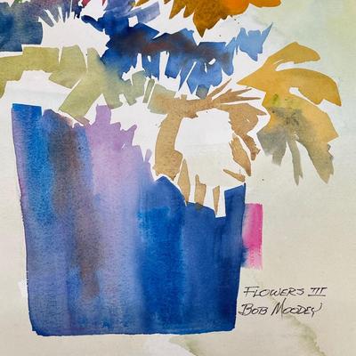 Watercolor by Bob Moody - Flower Arrangement