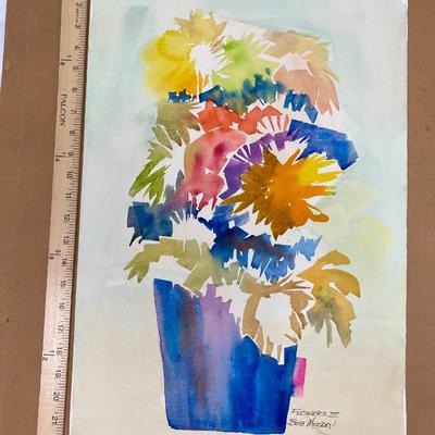 Watercolor by Bob Moody - Flower Arrangement