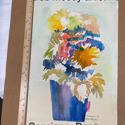 Watercolor by Bob Moody - Flower Arrangement