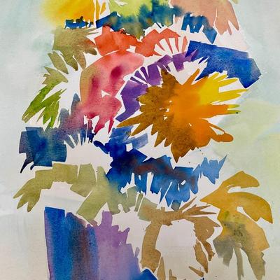Watercolor by Bob Moody - Flower Arrangement