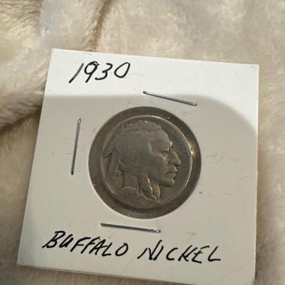1930 BUFFALO NICKEL .5c VF