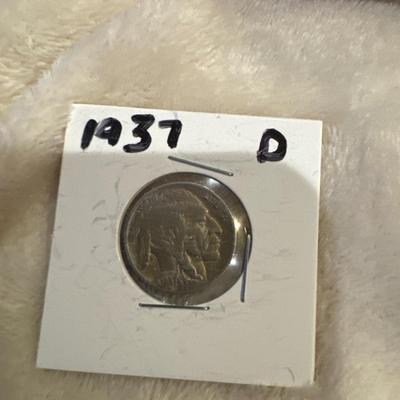 1937 D Buffalo Nickel xvf
