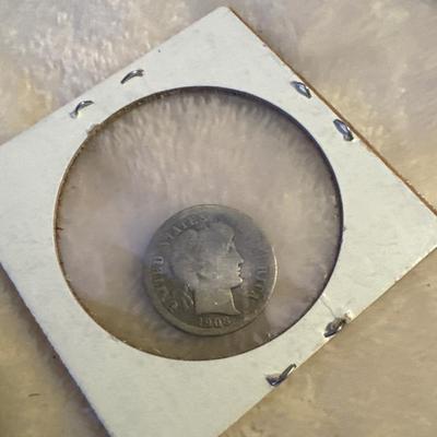 1900 BABER DIME .10c F