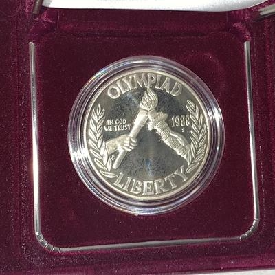 1988 Olympics Silver Dollar