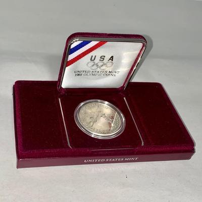 1988 Olympics Silver Dollar