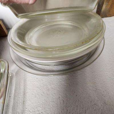 Baking lot, big Corelle blue cornflower