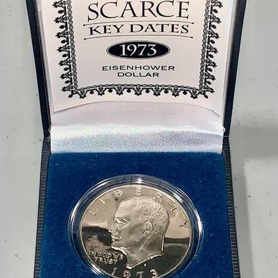 1973-S Eisenhower Silver Dollar