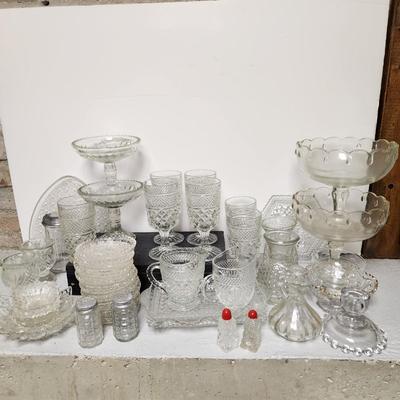 Large lot of clear glass...1950-1980(ish)