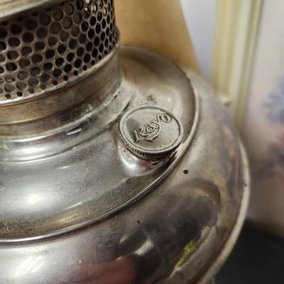 Oil lamp and pictures