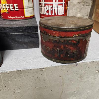 Coffee Tins lot