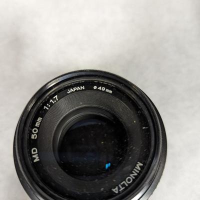 Minolta MD 50mm/F1.7 Camera Lens