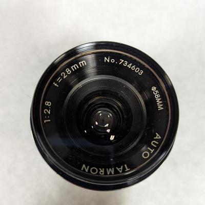 Auto Tamron F 28mm Canon Mount Lens